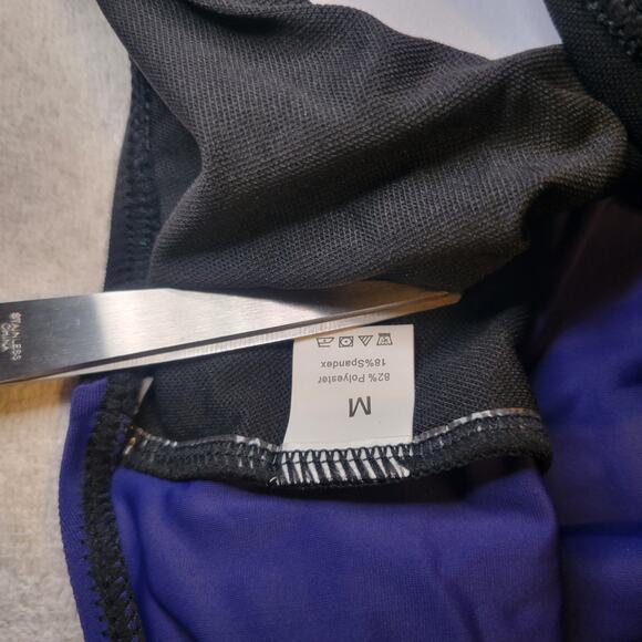 Love2Mi Maternity Swimsuit Navy Pregnancy Bathing Suits Tankini Top Summer Md - Picture 8 of 10